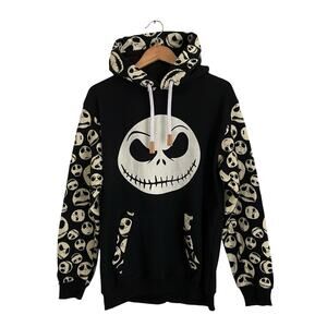 Jack Skellington Custom Woven Hoodie 100% Cotton Adult XL Native Crafts Ecuador